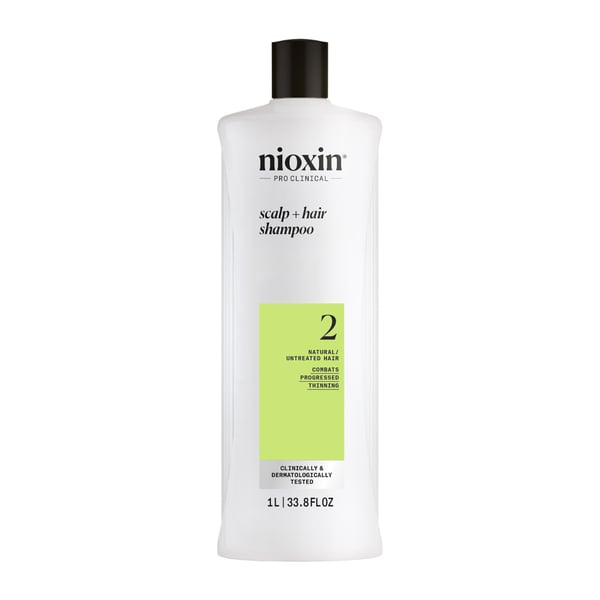 Nioxin System 2 Shampoo for Thinning Hair 1000 ml - Schampo