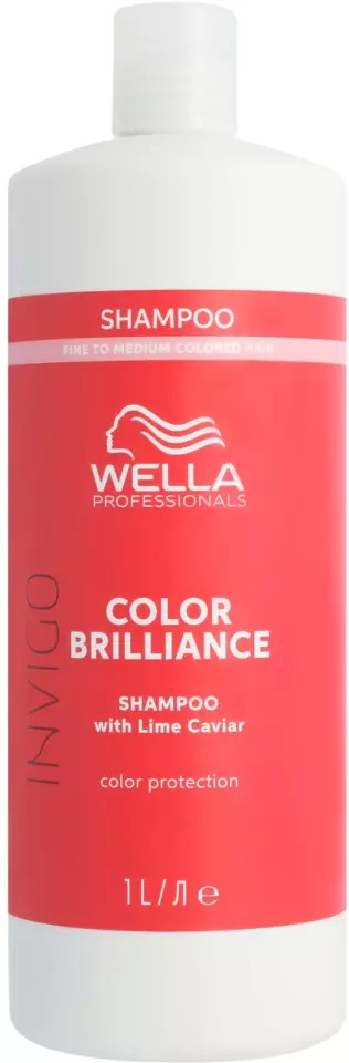 Wella Professionals Invigo Color Brilliance Shampoo Fine Hair 1000 ml - Schampo Wella Professionals Invigo Color Brilliance Shampoo Fine Hair 1000 ml - Schampo