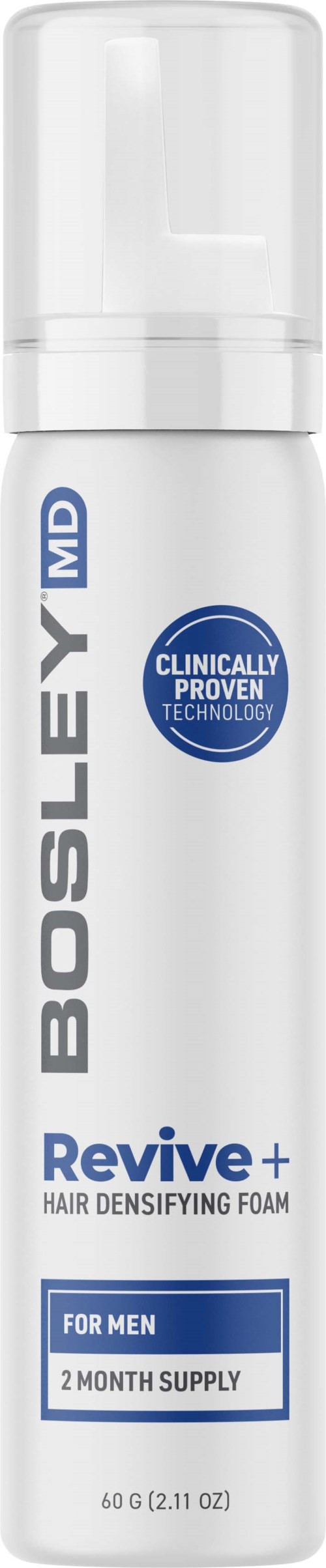 Bosley Revive+ Hair Densifying Foam For Men 62ml Bosley Revive+ Hair Densifying Foam For Men 62ml