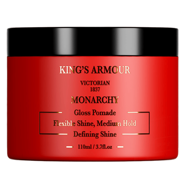 King's Armour Gloss Pomade - Monarchy 110ml - Hårvax King's Armour Gloss Pomade - Monarchy 110ml - Hårvax
