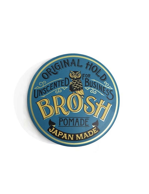 Brosh Original Hold Unscented Pomade 40 g - Hårvax Brosh Original Hold Unscented Pomade 40 g - Hårvax