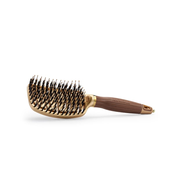 Olivia Garden Expert Care Flex Boar & Nylon - Gold & Brown - Hårborste