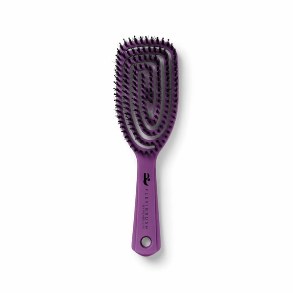 Peniculus Flexibrush Combo Bristles - Violet - Hårborste