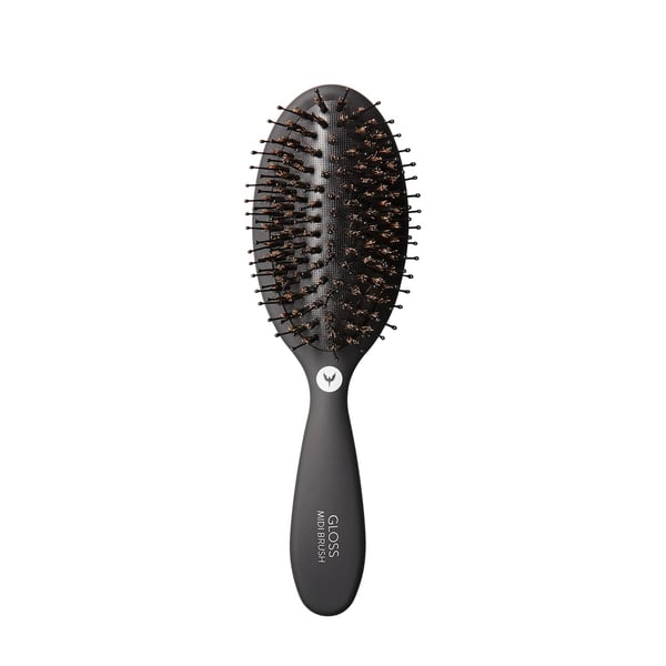 HH Simonsen Gloss Brush Midi Black - Hårborste