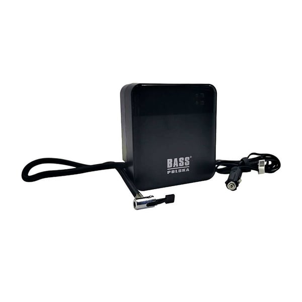 Mini-kompressori LED-lampulla ja päätesarjalla