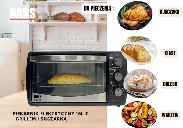 Elektrisk ugn 15L