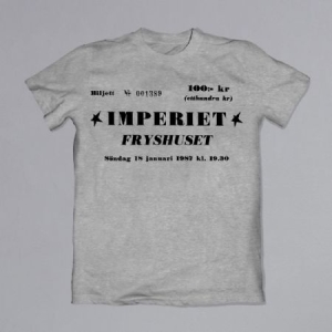 Imperiet - T-skjorte Fryshuset Konsertbillett (XXL)