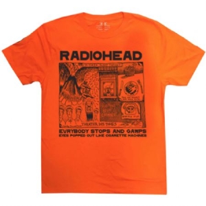 Radiohead - Gawps Uni Orange T-shirt