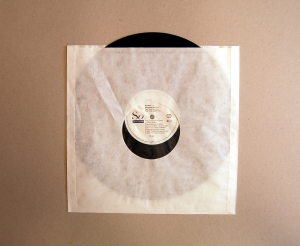 Vinyylitaskut - LP-sisäpussi, valkoinen, 100 kpl