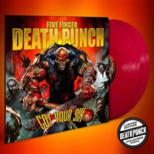 Five Finger Death Punch - Got Your Six (Uigennemsigtig Rød Vinyl) (LP)