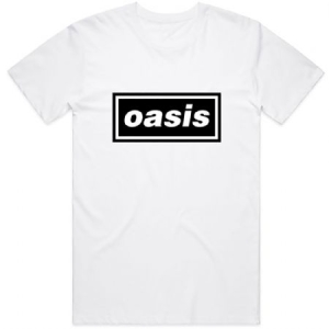 Oasis - Decca Logo (X-Large) Unisex Valkoinen T-paita