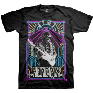 Jimi Hendrix - Unisex T-skjorte: Electric Ladyland Neon (M)