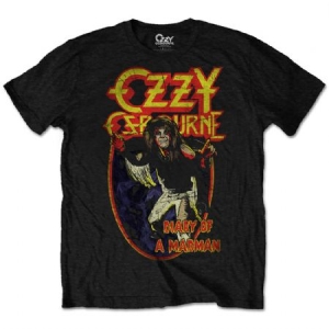 Ozzy Osbourne - Unisex T-skjorte: Diary of a Mad Man (Small)