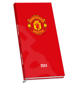 Manchester United Fc - Manchester United Fc 2024 Slim Dagbog