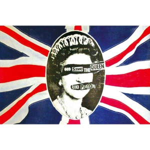 Sex Pistols - God Save The Queen Tekstilplakat