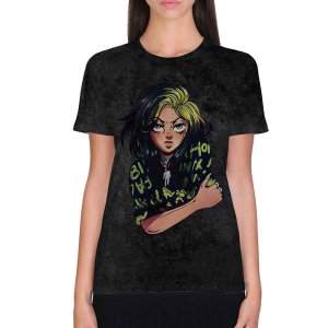 Billie Eilish - Anime Billie Uni Bl Dip-Dye Billie Eilish - Anime Billie Uni Bl Dip-Dye