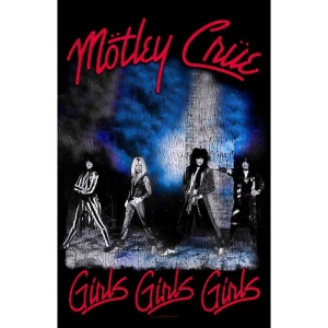 Motley Crue - Girls, Girls, Girls Tekstilplakat