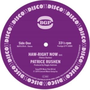 Rushen Patrice - Haw-Right Now / Kickin' Back (Vinyylisingle)