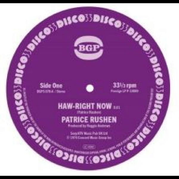 Rushen Patrice - Haw-Right Now / Kickin' Back (Vinyylisingle)