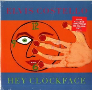 Elvis Costello - Hey Clockface (Gjennomsiktig rød vinyl) (LP)