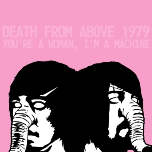 Death From Above 1979 - You're A Woman, I'm A Machine (Rosa og Sølv Splatter Vinyl) Rocktober (LP)