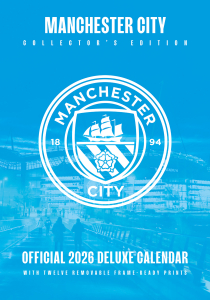 Manchester City Fc - 2026 A3 Deluxe Kalender