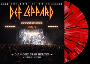 Def Leppard - Diamond Star Heroes - Live From Sheffield (Rød, Hvid & Sort Splatter / 2LP) (LP)