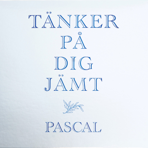 Pascal - Tänker På Dig Jämt (Svart Vinyl LP) (LP)
