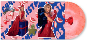 Kylie Minogue - Kylie Christmas (Fully Wrapped) Ltd Rosa og Hvit Marmor Vinyl (LP)