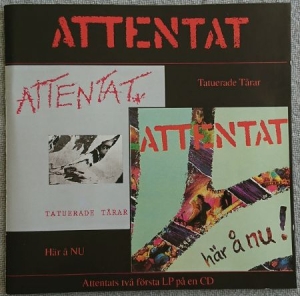 Attentat - Tatuerade Tårar / Här Å Nu (CD)