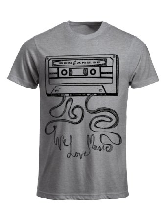 Bengans Tape - T-shirt Grå (S)