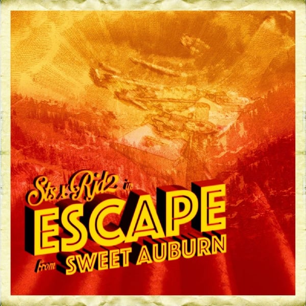 Sts X Rjd2 - Escape From Sweet Auburn (Kultainen vinyyli (LP))