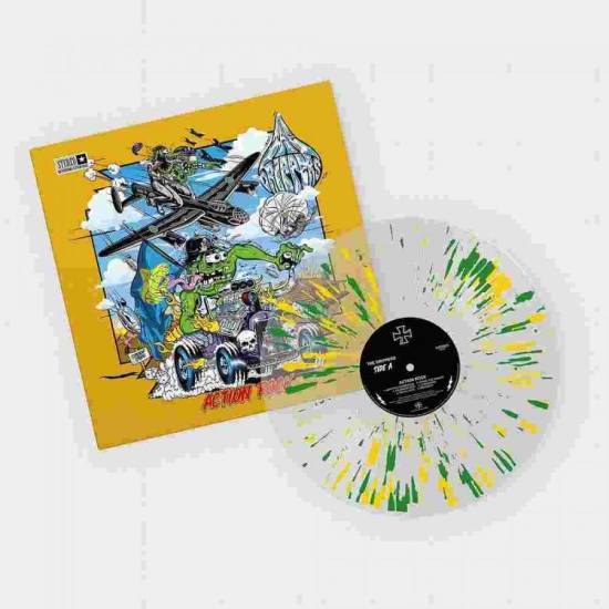 Drippers The - Action Rock Lp (Ltd Clear Yellow/Gr (LP)