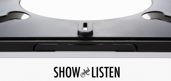 Show And Listen - Valkoinen LP-kansikehys 4 kpl