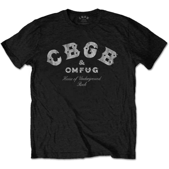 Cbgb - Cbgb Classic Logo Uni Bl T-paita