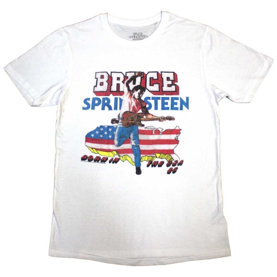 Bruce Springsteen - Born In The Usa '85 Uni Hvit S