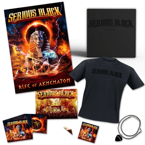Serious Black - Rise Of Akhenaton (bokssett inkl. Shi (CD)