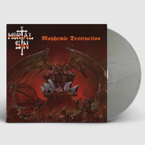Mortal Sin - Mayhemic Destruction (Hopeinen vinyyli) (LP)