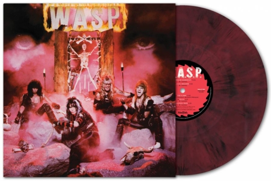 W.A.S.P. - W.A.S.P. (Rød/Svart Marmorert Vinyl L (LP)