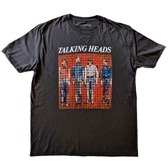 Talking Heads - Pixel Portrait Uni Char T-paita