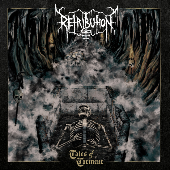 Retribution - Tales Of Torment (Guld/Sort Splatter Vinyl) (LP)