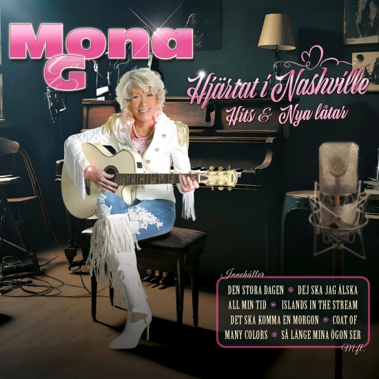 Mona G - Hjärtat I Nashville - Hits & Nya Låtar (CD)