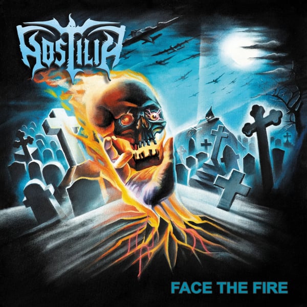 Hostilia - Face The Fire (Musta vinyyli LP) (LP)