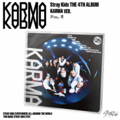 Stray Kids - Karma (tilfeldig versjon) + tilfeldig fotokort (Fans Shop) (CD)