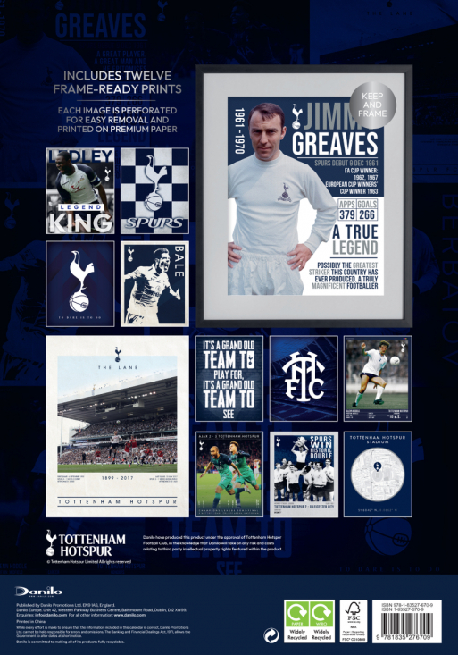 Tottenham Hotspur FC - 2026 A3 Deluxe Kalender
