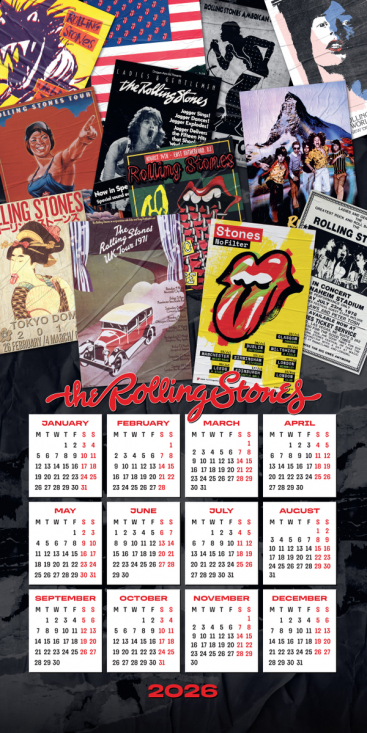 Rolling Stones - 2026 Neliökalenteri