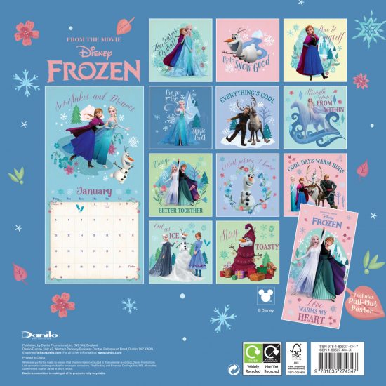 Disney Frost - 2026 Veggkalender