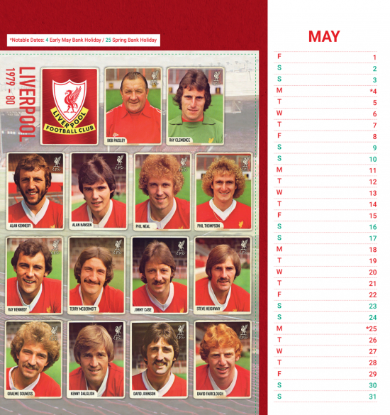 Liverpool Fc - 2026 Bordkalender