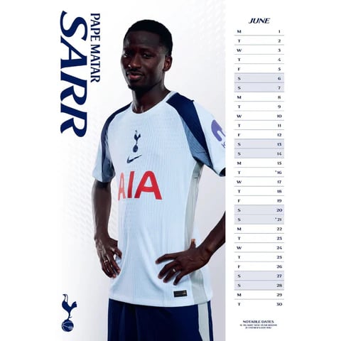 Tottenham Hotspur Fc - 2026 A3 Kalender