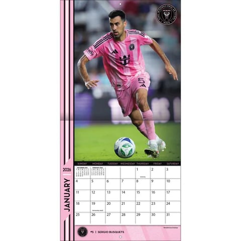 Inter Miami Cf - 2026 Firkantet Kalender